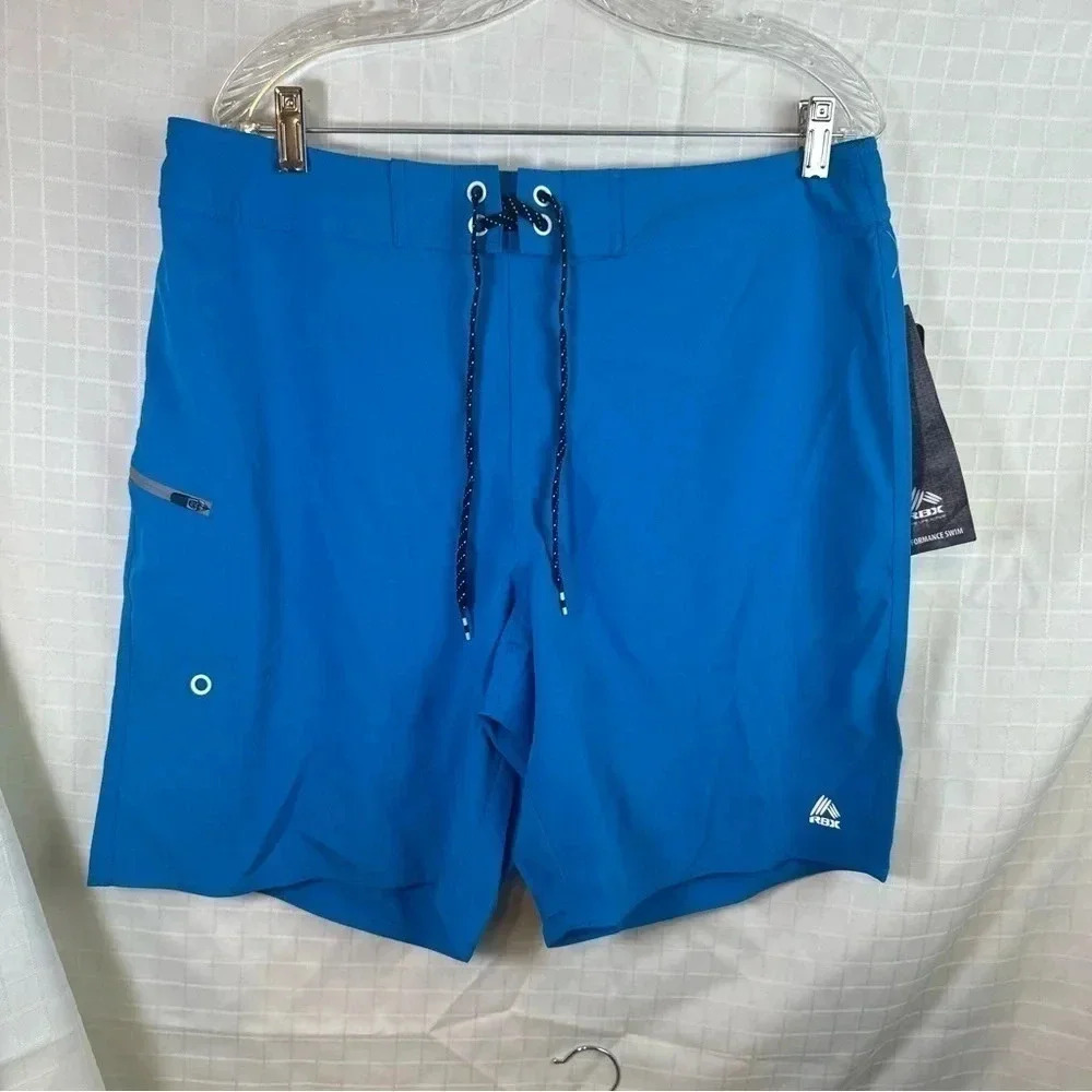 Reebok Swim Shorts NWT  Large New with Tags Mens Blue Trunks